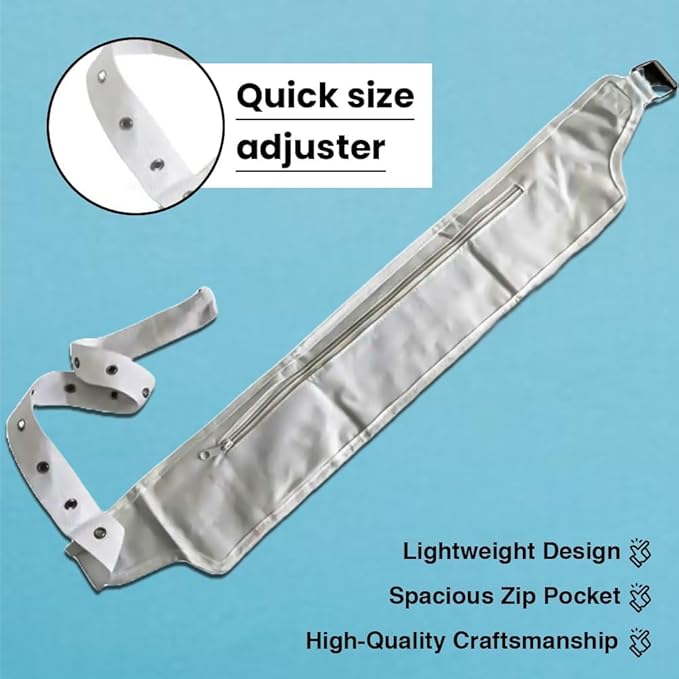 BML Ehram Umrah White 2 Towel with Free Belt for Men Ihram, Ahram Hygeinic Breathable Absorbant Fbric towel