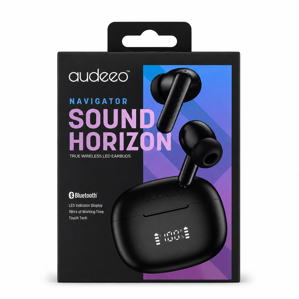 Audeeo Sound Horizon | True Wireless LED Earbuds