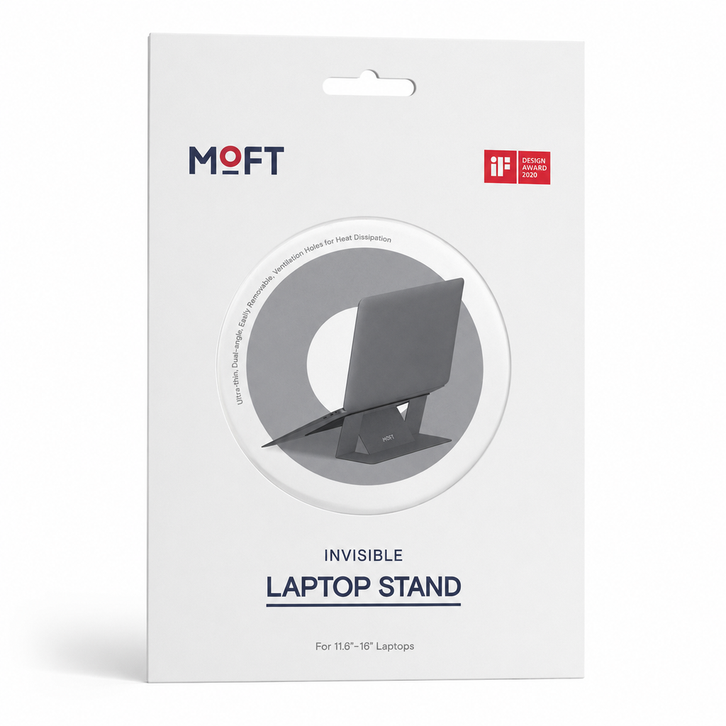 MOFT Invisible Laptop Stand Cool Grey | For 11.6"-16" Laptops