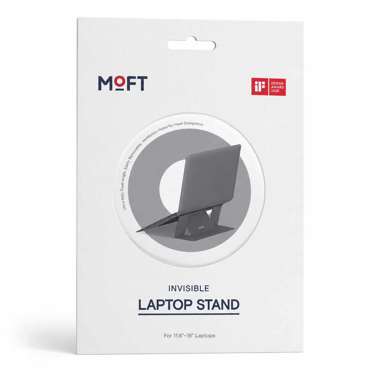 MOFT Invisible Laptop Stand Cool Grey | For 11.6"-16" Laptops