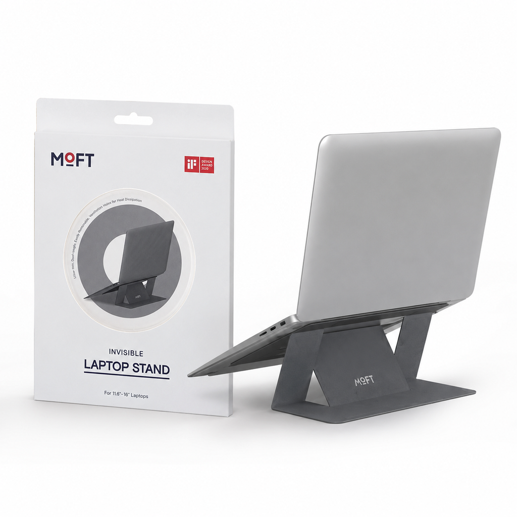 MOFT Invisible Laptop Stand Cool Grey | For 11.6"-16" Laptops
