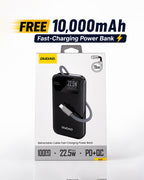 Audeeo Aeropods Pure Silence | ANC+ENC LED Earbuds | FREE Fast-charging PowerBank!