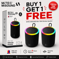 MiTEC MiSound Bluetooth Speaker BT10 Black | Mini 10W | BUY 1 GET 1 FREE!